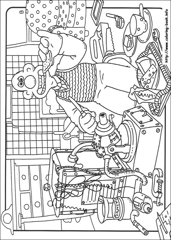 Wallace and Gromit coloring picture